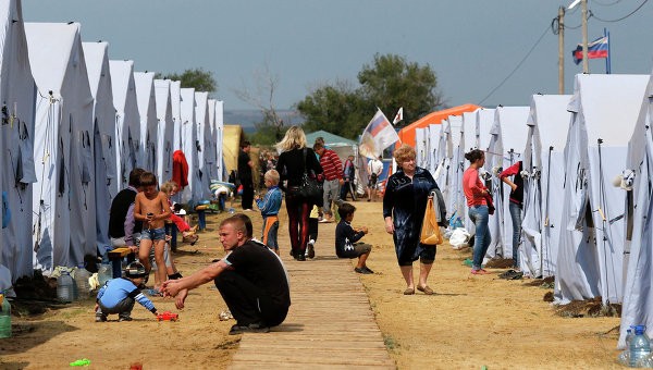 Gần 57.000 người Ukraine hiện đang sống trong trại tị nạn ở Nga