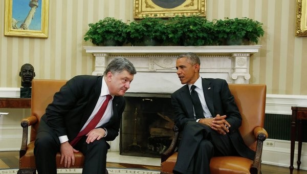 Tổng thống Poroshenko và người đồng cấp Barack Obama.