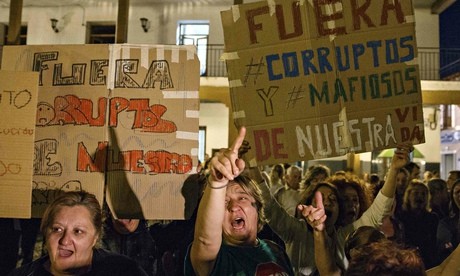 Người dân Tây Ban Nha biểu tình chống tham nhũng