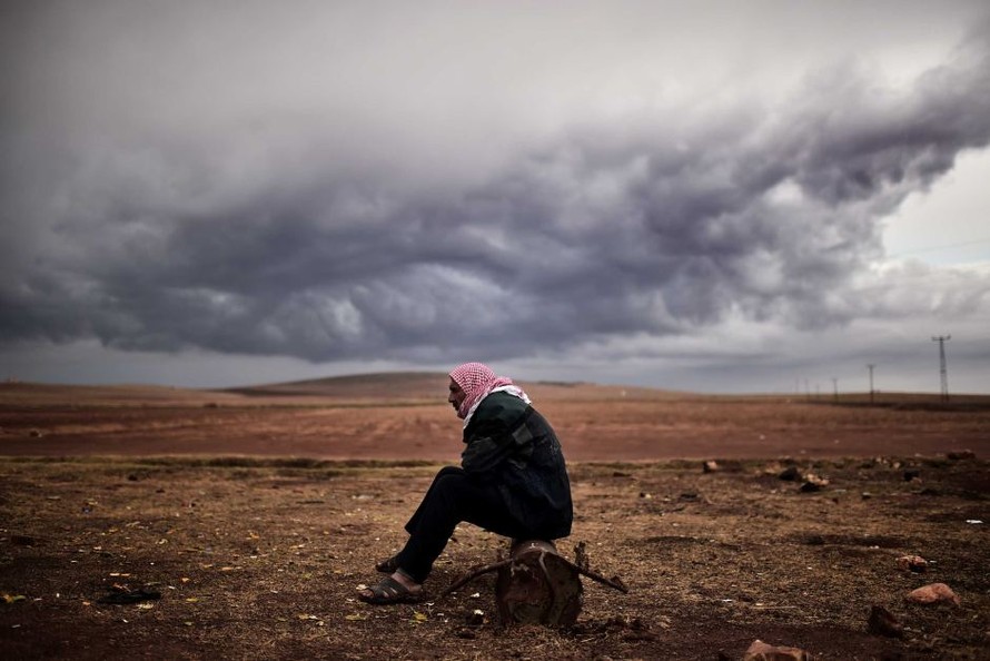 Một người Kurd ở Kobane
