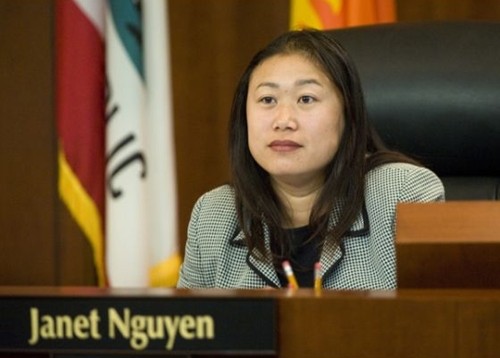 Bà Janet Nguyen, người vừa được bầu vào Thượng viện bang California