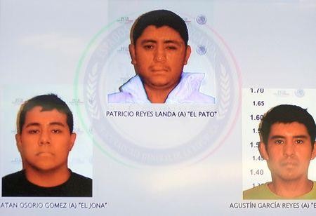 3 nghi phạm trong vụ sát hại 43 sinh viên Mexico