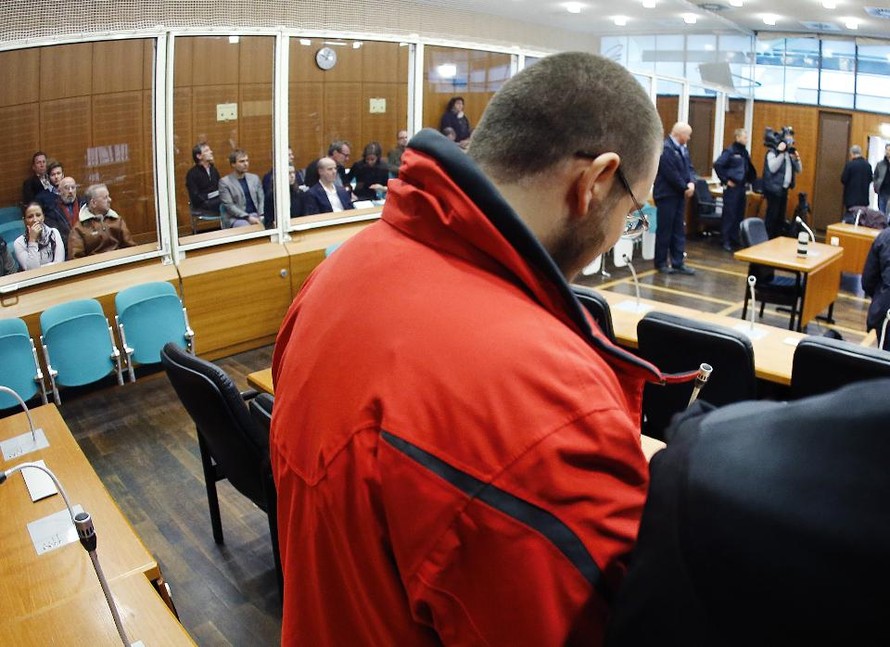 Kreshnik Berisha tại tòa án Frankfurt