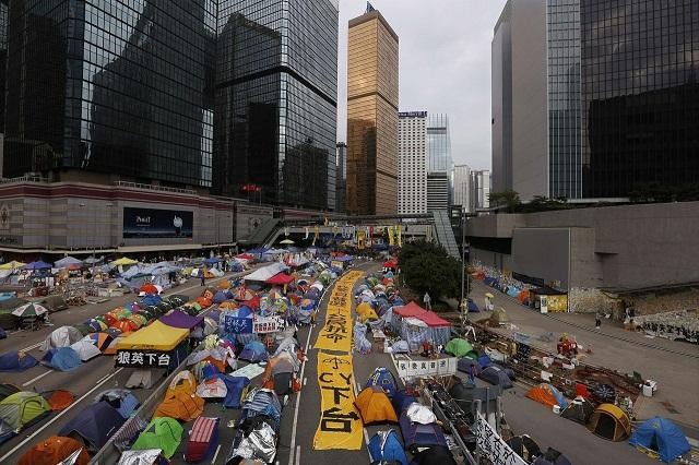 Người biểu tình Hong Kong ở Admiralty