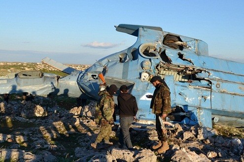 Phiến quân Hồi giáo bắt giữ trực thăng quân sự Syria