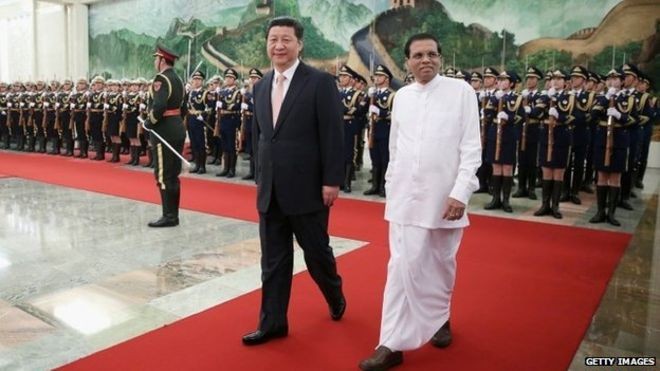 Tổng thống Sri Lanka đang trong một chuyến thăm Trung Quốc