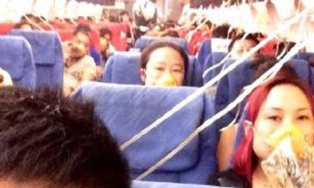 Các hành khách trên máy bay Thái Lan