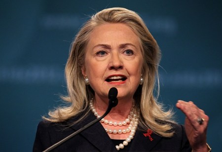 Cựu Ngoại trưởng Mỹ Hillary Clinton.