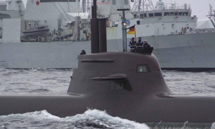 Tàu ngầm Đức tham gia tập trận cùng NATO ở biển Na Uy. 