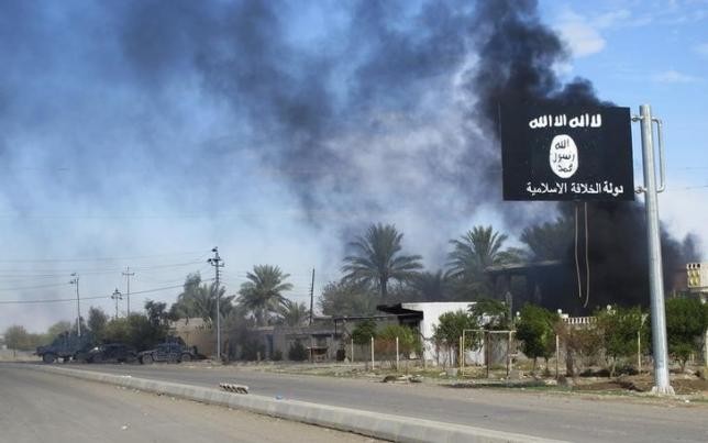 Cờ IS tại khu vực ở tỉnh Diyala 