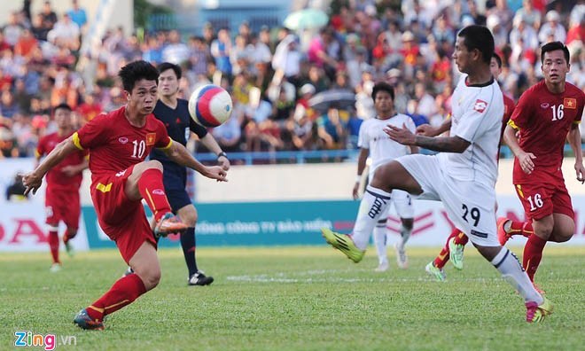 U23 Myanmar từng hòa 2-2 U23 Việt Nam trong trận đấu giao hữu tại Quảng Ninh trước thềm SEA Games 28. Ảnh: Zing