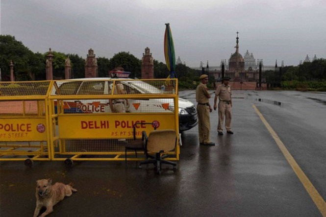 Cảnh sát Ấn Độ ở New Delhi