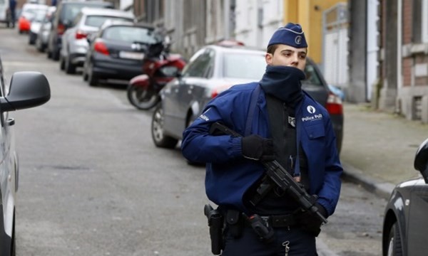 Cảnh sát Bỉ tại thủ đô Brussels