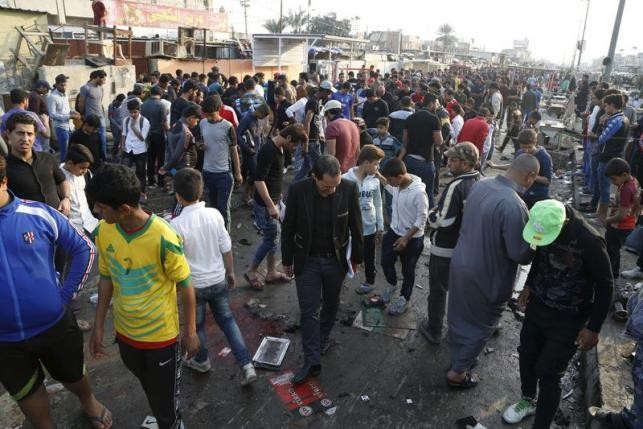 IS đánh bom tại một khu chợ đông đúc