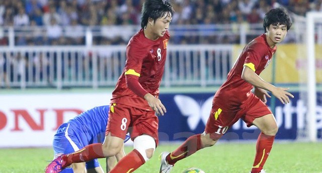 Tuấn Anh và Công Phượng có tên ở đội tuyển Việt Nam.