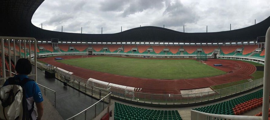 Indonesia chọn sân vận động Pakansari đấu với đội tuyển Việt Nam.
