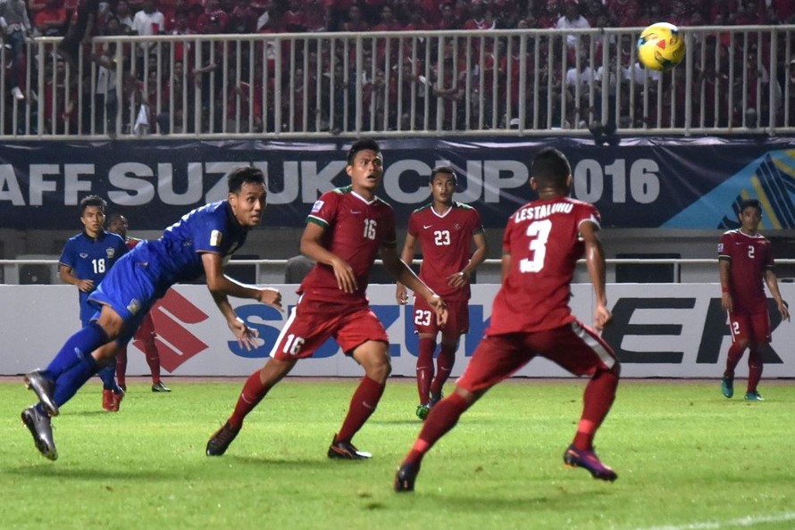 Pha ghi bàn của Teerasil Dangda không đủ giúp Thái Lan vượt qua được Indonesia.