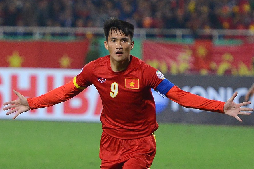 Công Vinh đóng góp nhiều cho đội tuyển Việt Nam trong năm 2016.