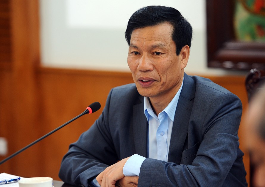 Bộ trưởng Nguyễn Ngọc Thiện phát biểu tại cuộc họp