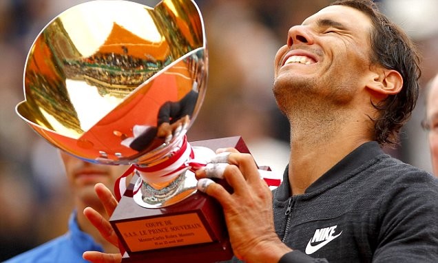 Nadal vô địch Monte Carlo, lập kỷ lục 'vô tiền khoáng hậu'