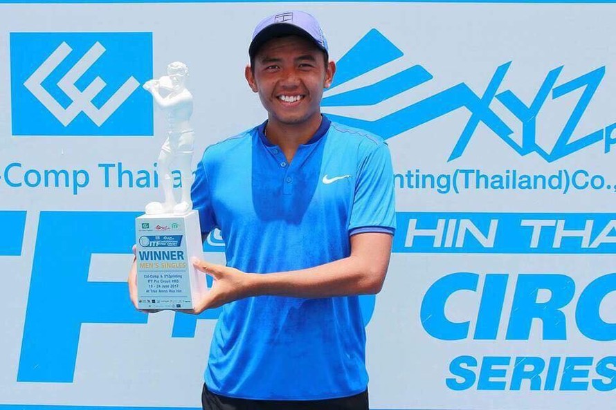 Hoàng Nam lần đầu vô địch Thái Lan F3 Futures