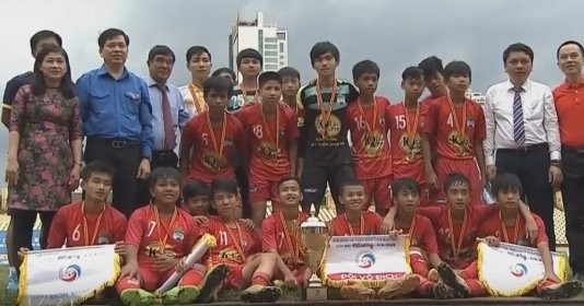 U13 HAGL lần đầu vô địch giải Thiếu niên toàn quốc.