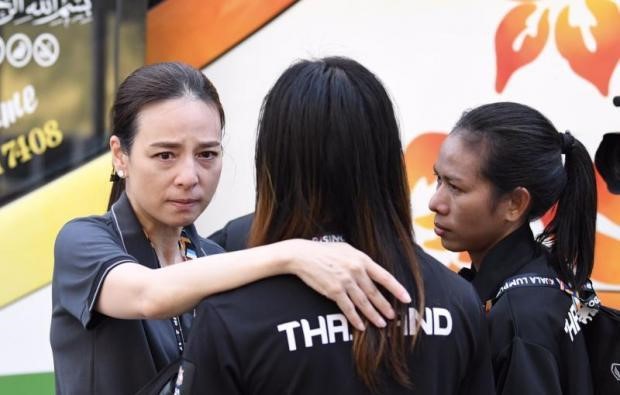 Tuyển bóng đá nữ Thái Lan không bảo vệ được ngôi vô địch SEA Games.