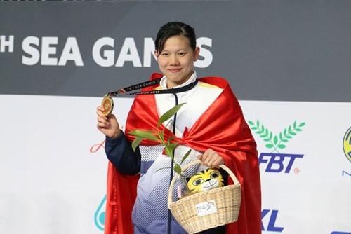 Ánh Viên là VĐV xuất sắc nhất của đoàn thể thao Việt Nam tại SEA Games 29.