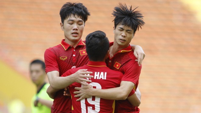 Bộ ba Công Phượng-Quang Hải-Xuân Trường đã góp công lớn vào chiến thắng của U23 Việt Nam trước U23 Myanmar ở cúp M150.