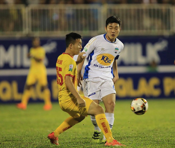 Lương Xuân Trường đang đạt phong độ tốt ở V-League 2018.
