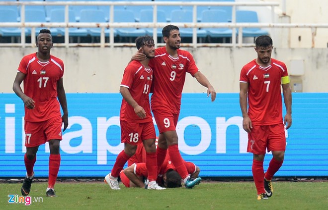 U23 Palestine đã đánh bại đội vô địch U23 châu Á Uzbekistan 2-1 ở trận đấu chiều 5/8.