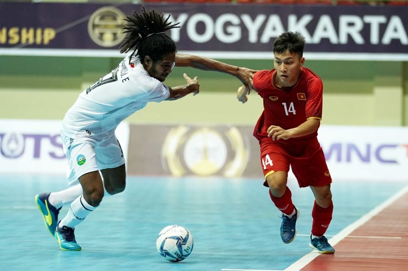 Futsal Việt Nam tiếp tục gây ấn tượng ở giải vô địch Đông Nam Á với chiến thắng 8-1 trước Timor Leste