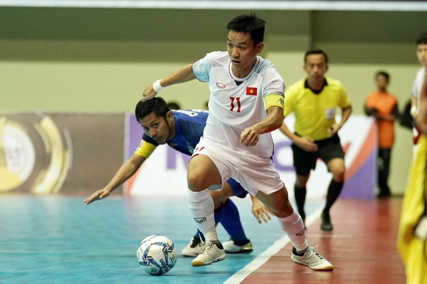 Thua Thái Lan, đội tuyển futsal Việt Nam sẽ gặp Malaysia ở bán kết giải Vô địch Đông Nam Á 2018. (ảnh Thống Nhất)