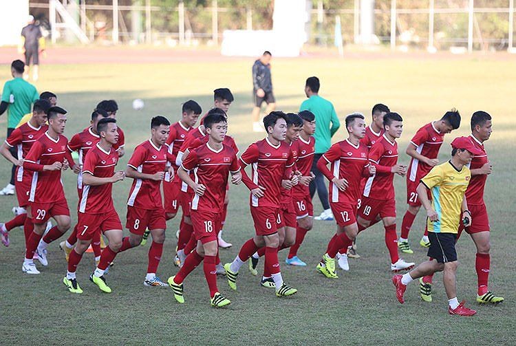 Đội tuyển Việt Nam sẽ nhận thưởng lớn nếu vô địch AFF Cup 2018. (ảnh Song Kiều)