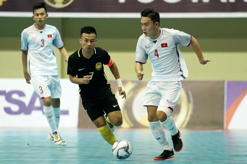 Việt Nam không thể đánh bại được Malaysia ở Bán kết giải vô địch futsal Đông Nam Á 2018.