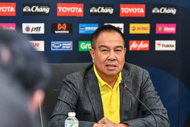 Chủ tịch LĐBĐ Thái Lan (FAT) Somyot Poonpanmoung muốn Thái Lan vô địch King's Cup 2019.