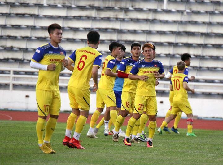 Đội tuyển Việt Nam rèn quân để chuẩn bị cho trận tranh cúp vô địch King's Cup 2019 với Curacao.