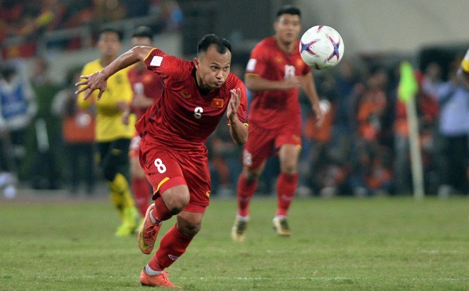Trọng Hoàng được tin dùng ở đội tuyển Việt Nam dưới thời HLV Park Hang Seo.