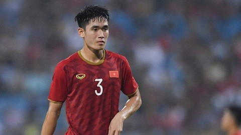 Huỳnh Tấn Sinh sẽ vắng mặt ở trận đấu của U22 Việt Nam với U22 Lào vào ngày mai, 28/11.