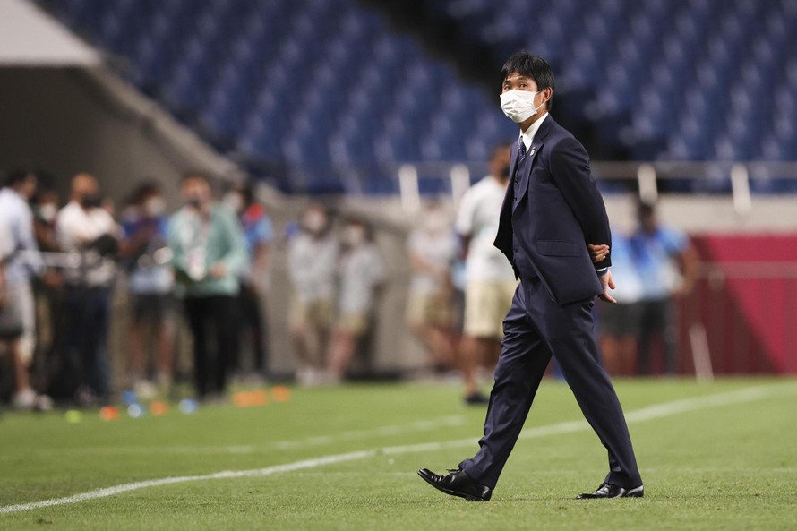 HLV Moriyasu tự tin sẽ giúp đội tuyển Nhật Bản giành vé dự World Cup 2022. (ảnh Reuters)