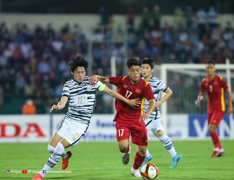 U23 Việt Nam cầm hoà U20 Hàn Quốc 1-1 trong trận đấu trước thềm SEA Games 31.