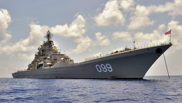 Chiến hạm của Hải quân Nga.