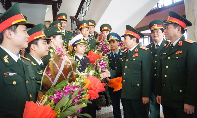 Quân ủy Trung ương gặp mặt gương mặt trẻ tiêu biểu toàn quân 