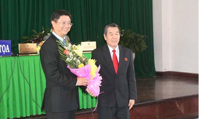 Ông Trương Quang Hoài Nam (bên trái). Ảnh: Dân Việt