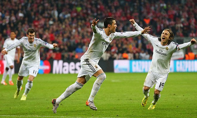 Ronaldo đã lập kỷ lục ghi bàn tại Champions League.