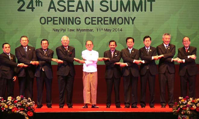 Thủ tướng Nguyễn Tấn Dũng tại Hội nghị Cấp cao ASEAN lần thứ 24. Ảnh: Yên Ba.