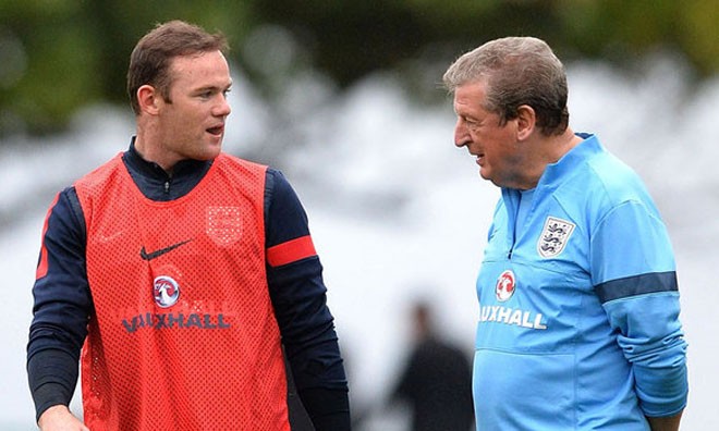Hodgson đã tính tới chuyện loại Rooney khỏi đội hình xuất phát.