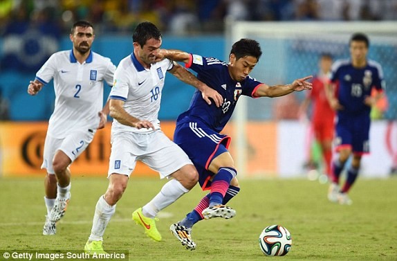 Nhật Bản-Hy Lạp (0-0): Hòa tẻ nhạt