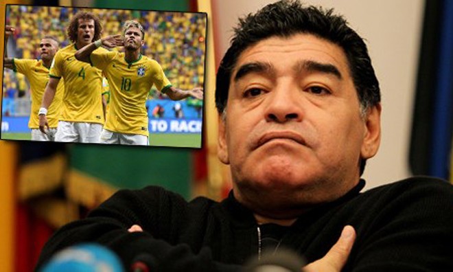 Maradona 'mách nước' Brazil trước trận gặp Chile