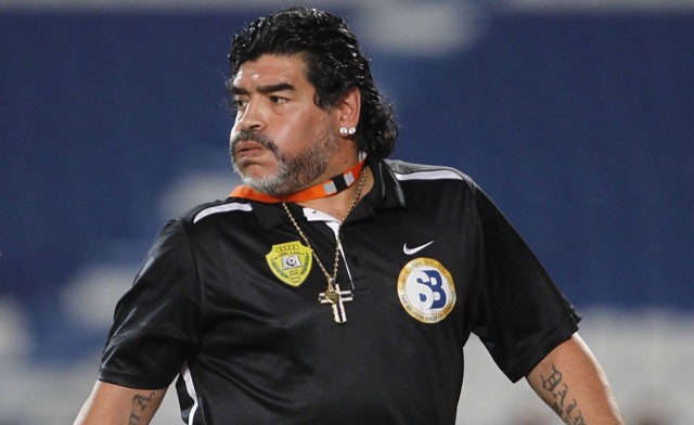 Maradona tính chuyện dẫn dắt Venezuela.